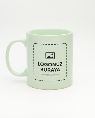 Logolu Standart Pastel Kupa Pastel Yeşil