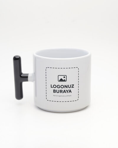 Logolu T Kulp Kupa siyah
