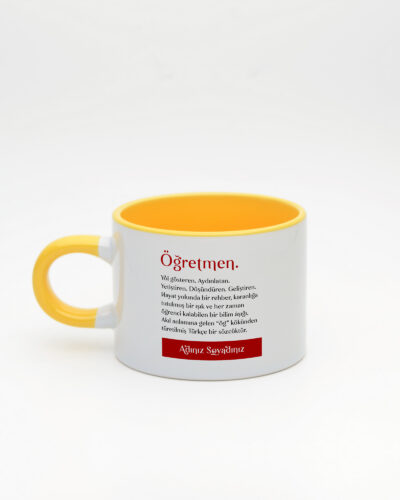 Öğretmen Kelime Sweet Fincan Sarı