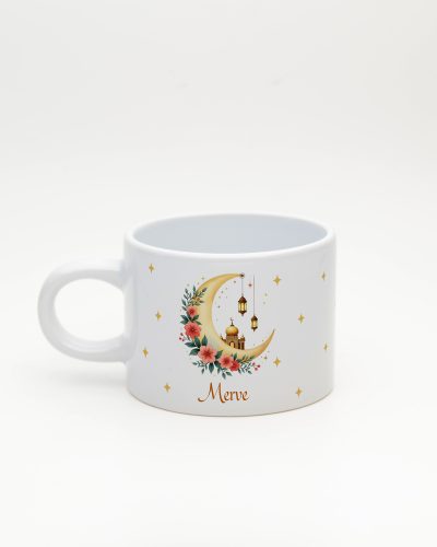 Beyaz Ramazan Fener Temalı İsimli Sweet Fincan, arka yüz