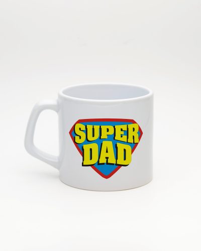 Beyaz Super Dad İsimli Moka Kupa, arka yüz